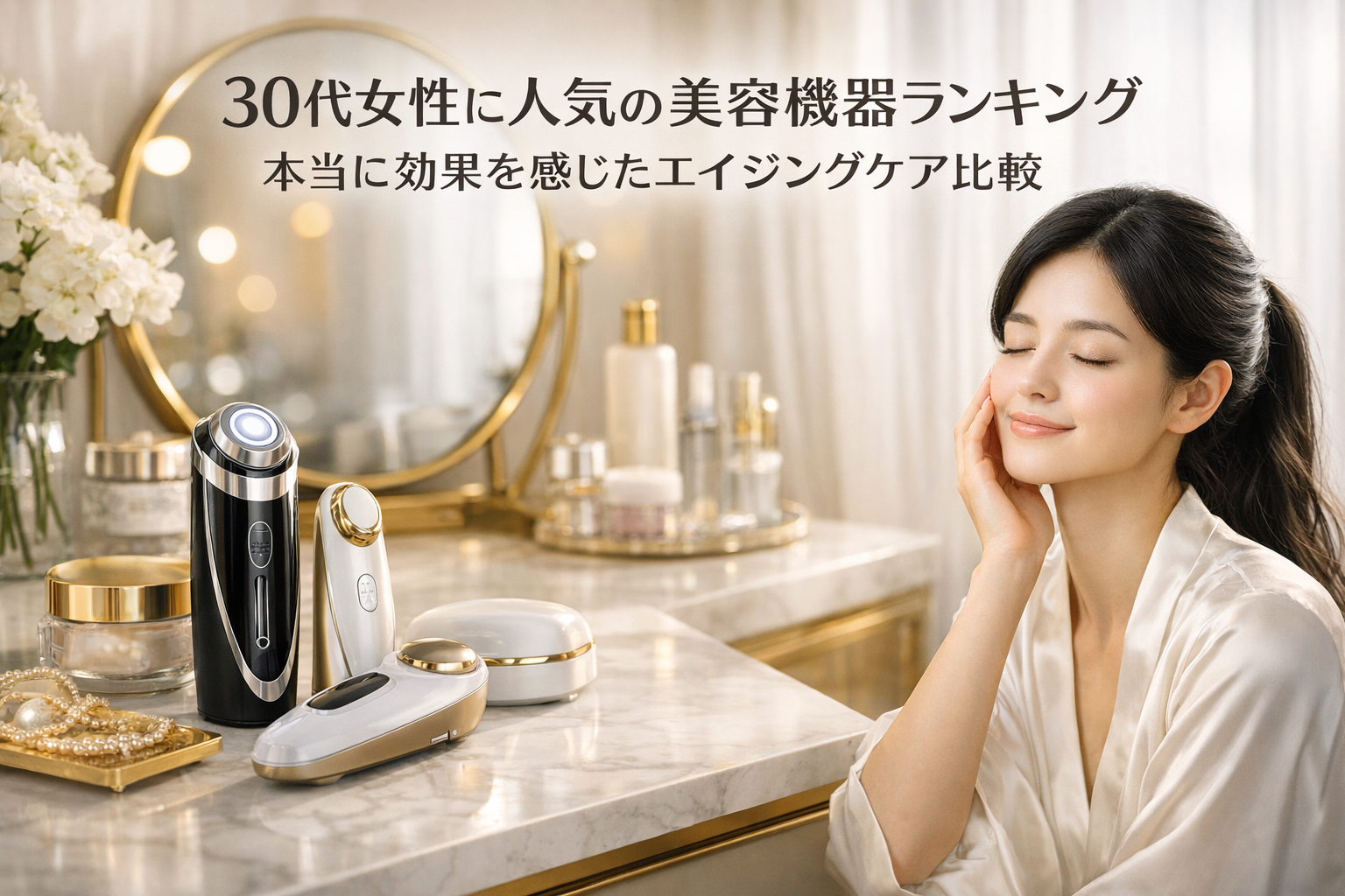 30代女性に人気の美容機器おすすめランキング｜本当に効果を感じた最新エイジングケアを徹底比較