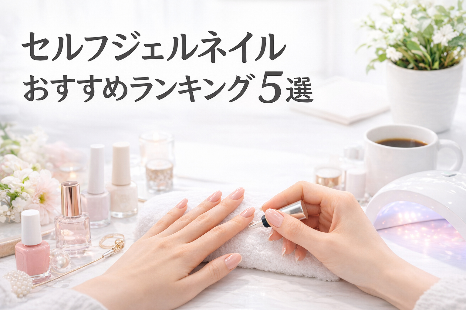 セルフジェルネイルおすすめランキング5選｜初心者でも簡単にできる人気ブランドを徹底比較