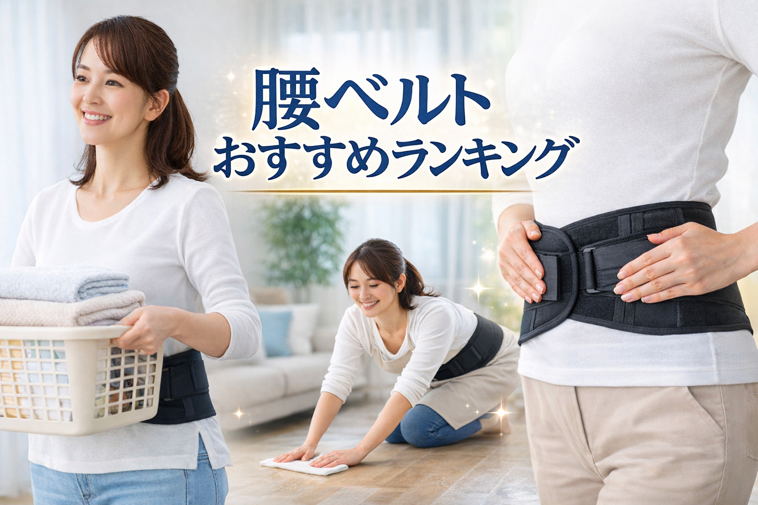 腰ベルトおすすめランキング｜家事・育児の腰痛対策に人気のサポーターを徹底比較