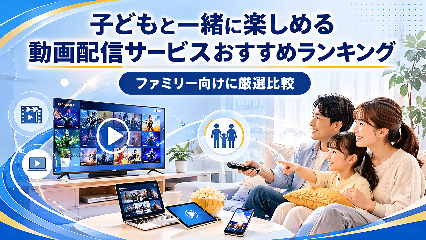 子どもと一緒に楽しめる動画配信サービスおすすめランキング｜ファミリー向けに厳選比較