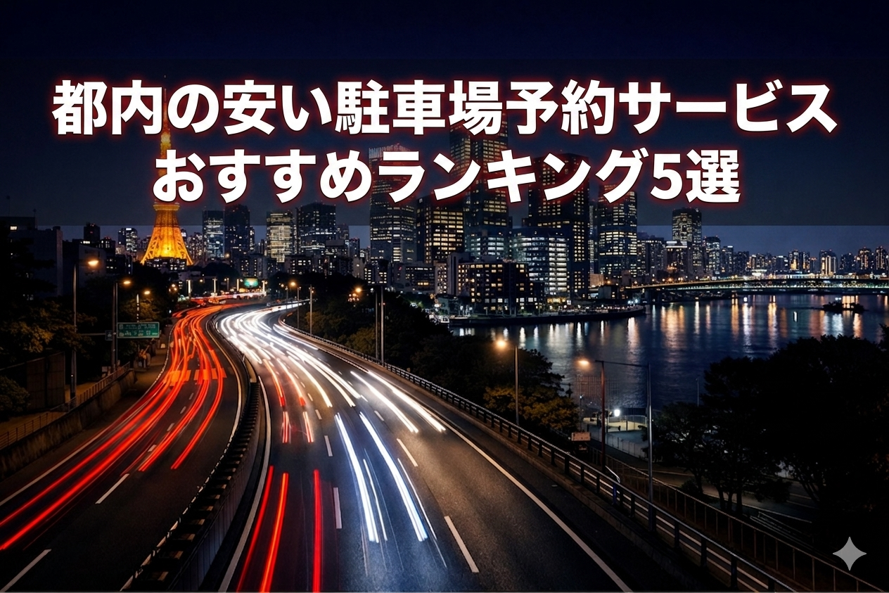 都内の安い駐車場予約サービスおすすめランキング5選｜最もお得なサービスはどれ？