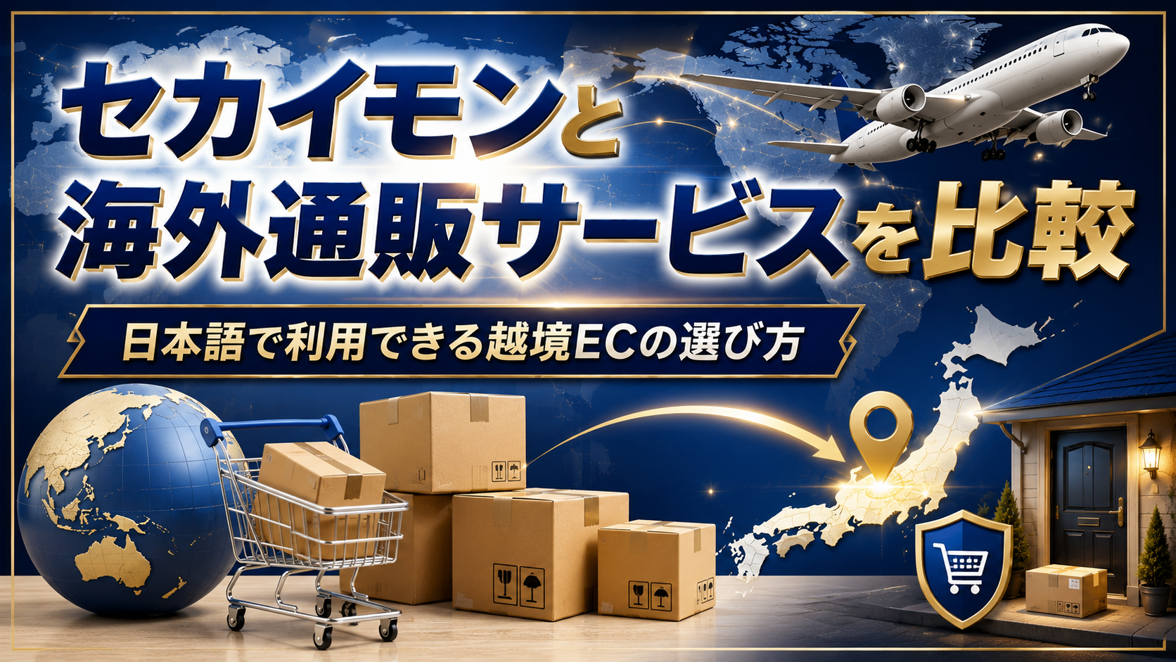 セカイモンと海外通販サービスを比較｜日本語で利用できる越境ECの選び方